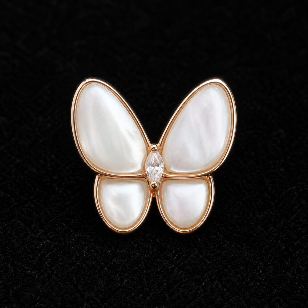 Van Cleef & Arpels Elegant Signature Earrings Style 1 | New with Box - Picture 7 of 9